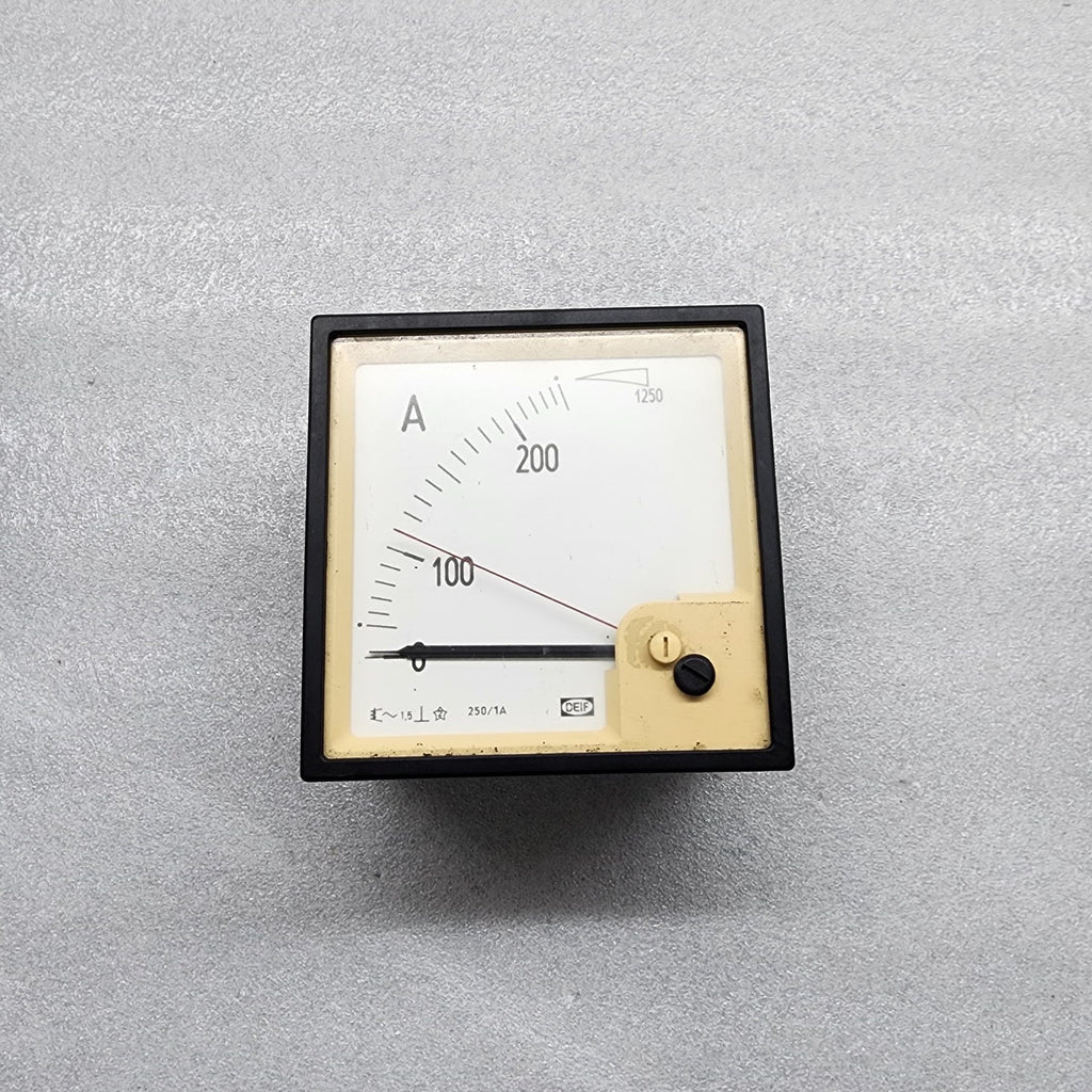 DEIF AMMETER CT 250/1A 0-1250A
