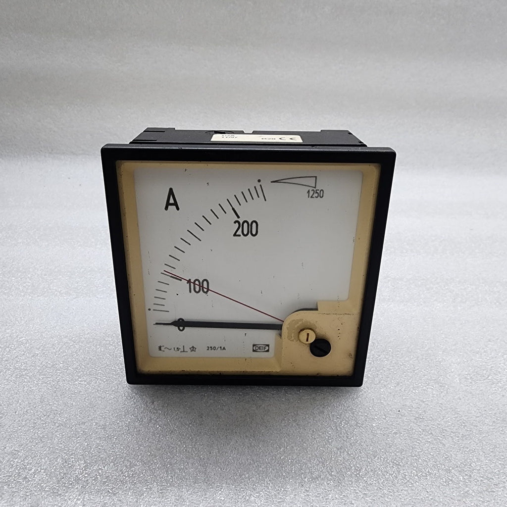 DEIF AMMETER CT 250/1A 0-1250A