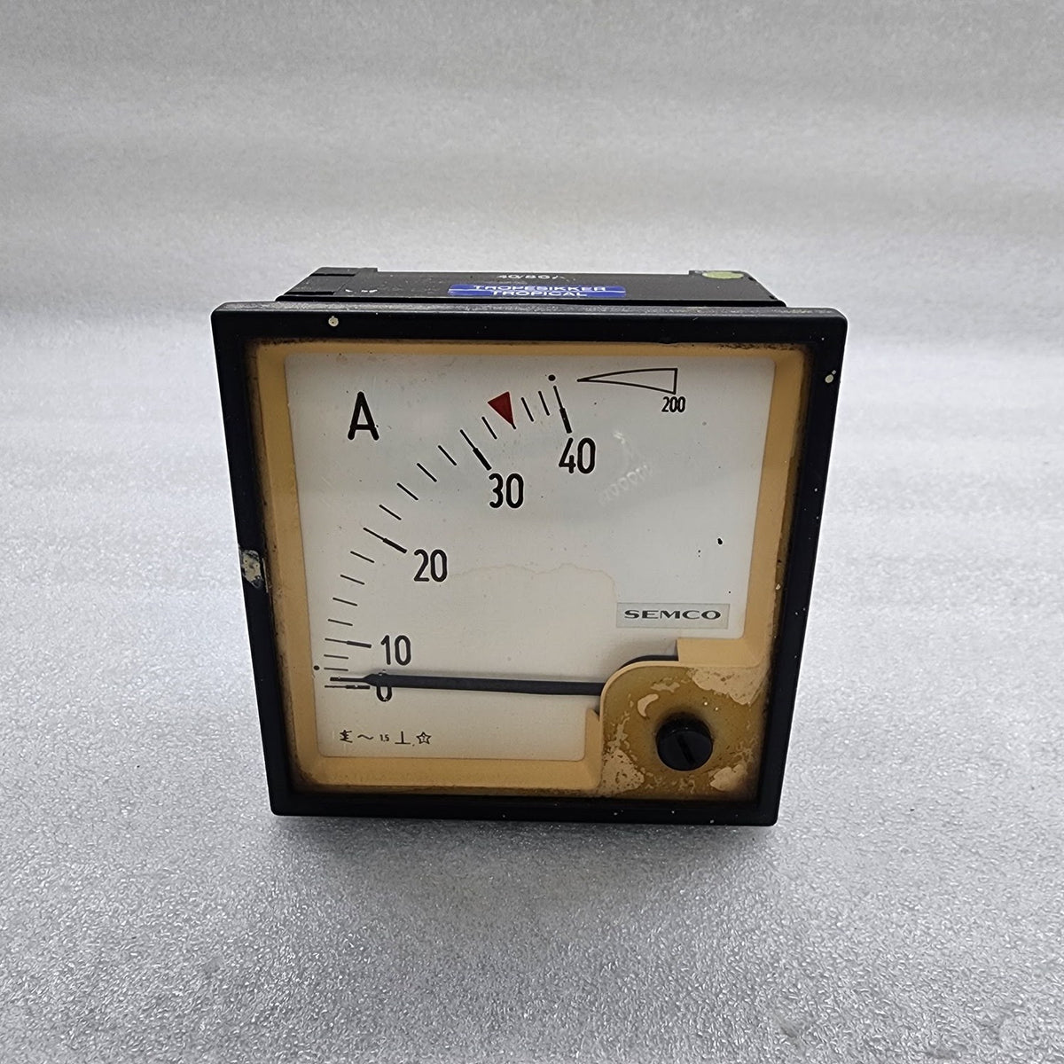 SEMCO AMMETER 0-200 A