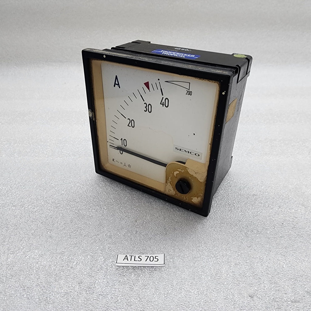 SEMCO AMMETER 0-200 A