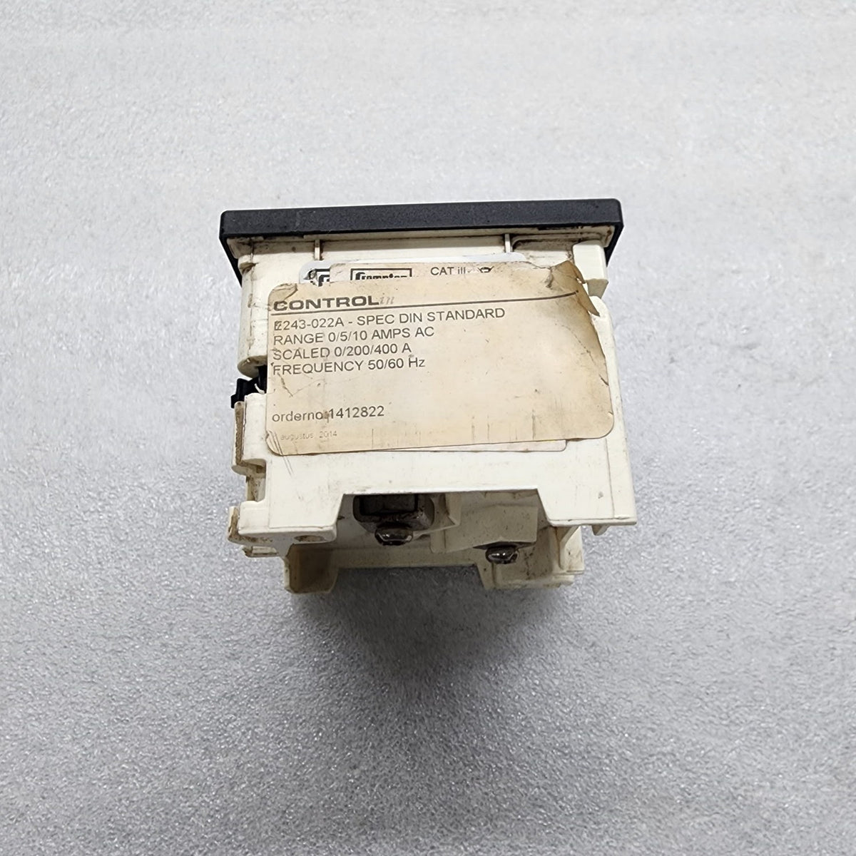 CROMPTON 243-022A AMMETER CT 200/5A 0-400A
