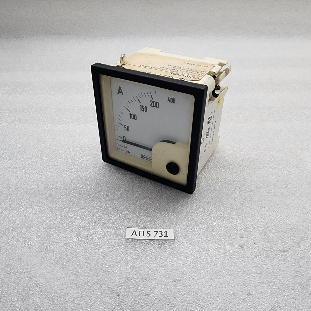 CROMPTON 243-022A AMMETER CT 200/5A 0-400A