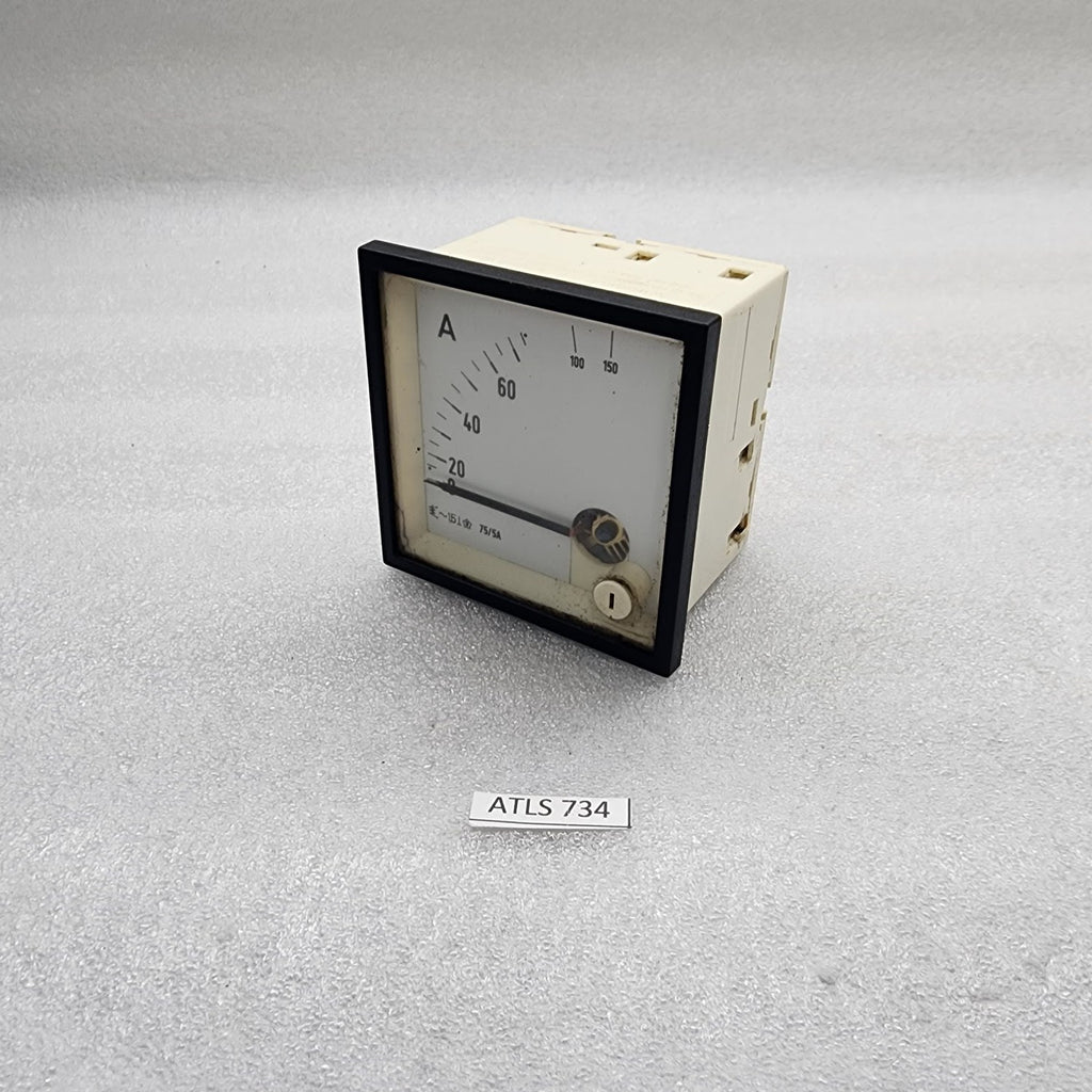 AMMETER CT 75/5A 0-150A