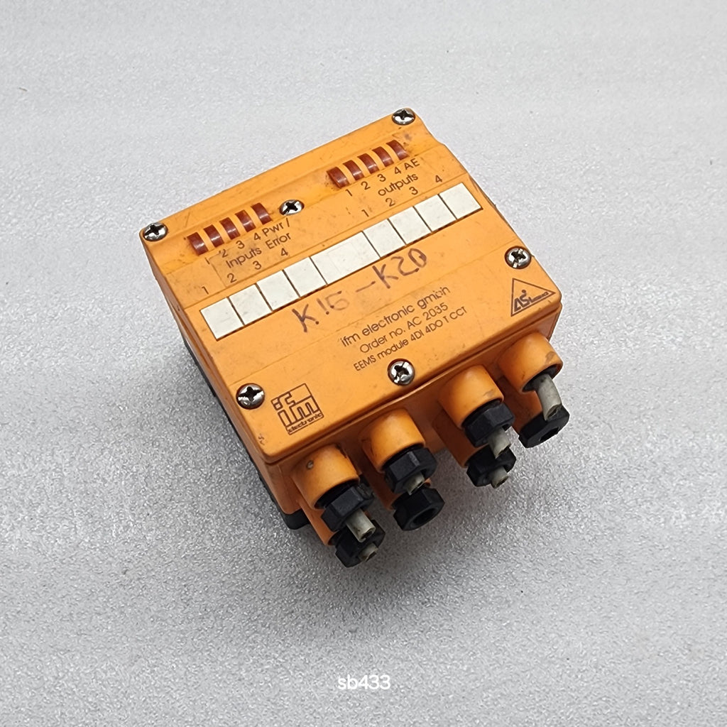 IFM ELECTRONIC AC2035 EEMS MODULE 4DI 4DO T CCT
