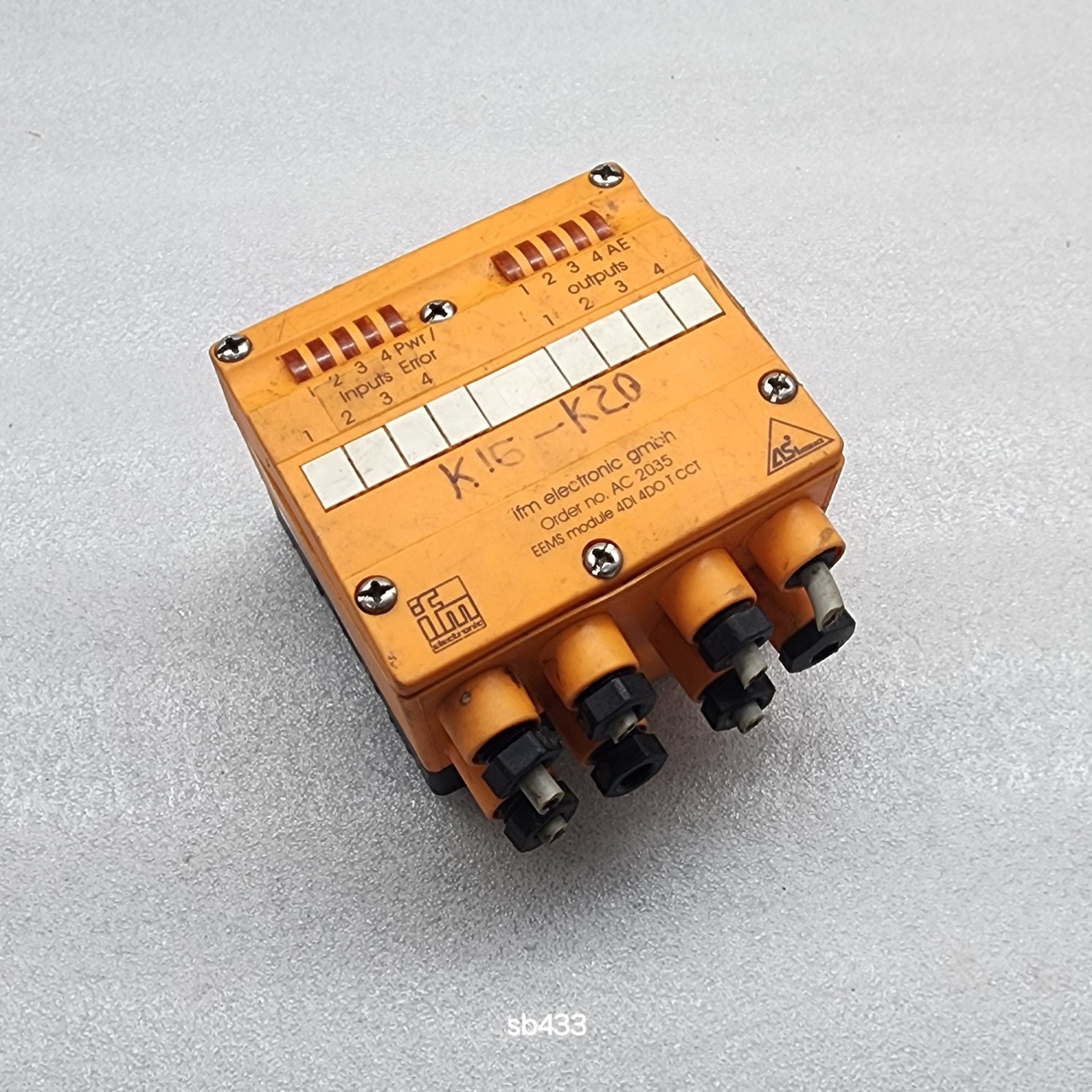 IFM ELECTRONIC AC2035 EEMS MODULE 4DI 4DO T CCT