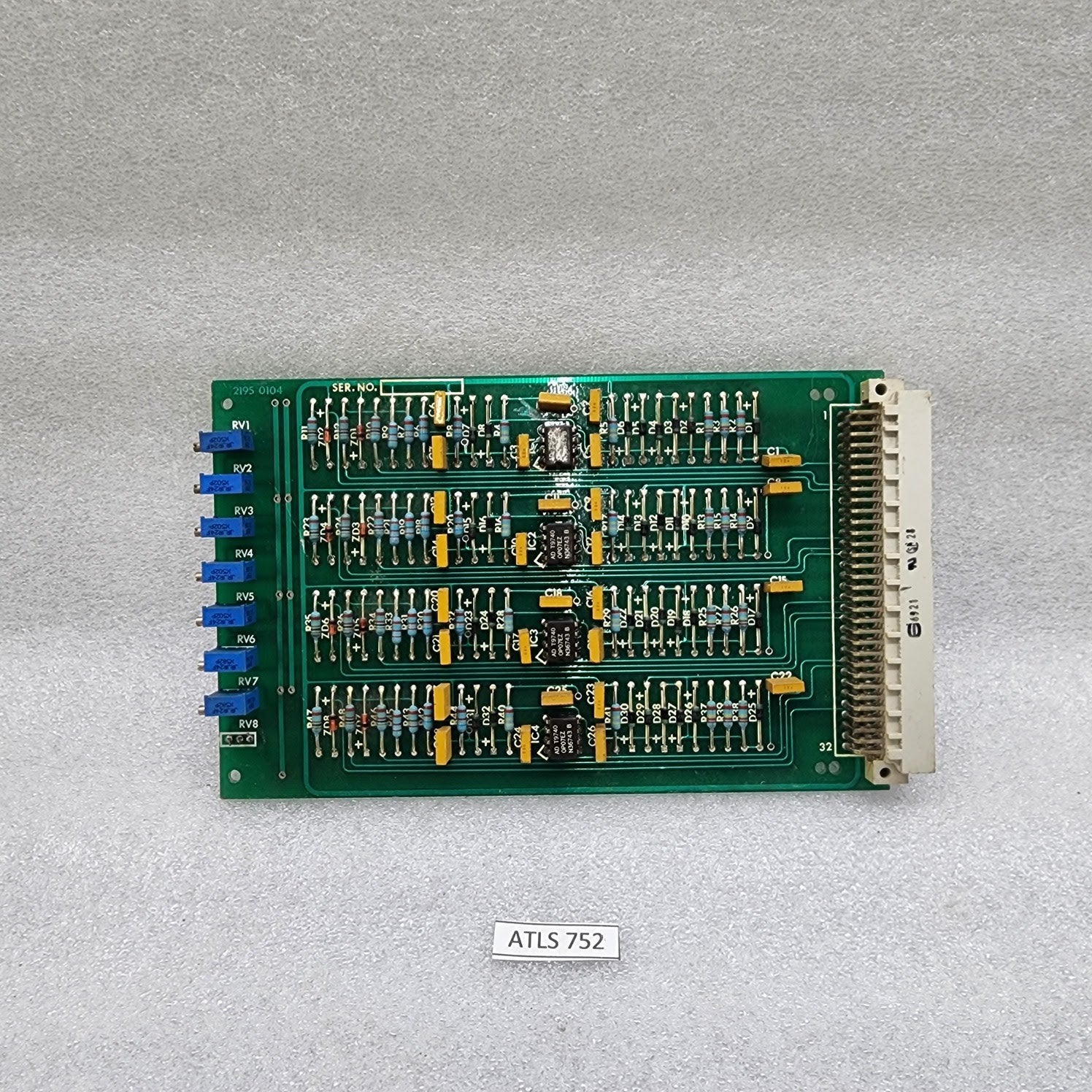 BROWN BROTHER 2195 0104 OUTPUT INTERFACE BOARD