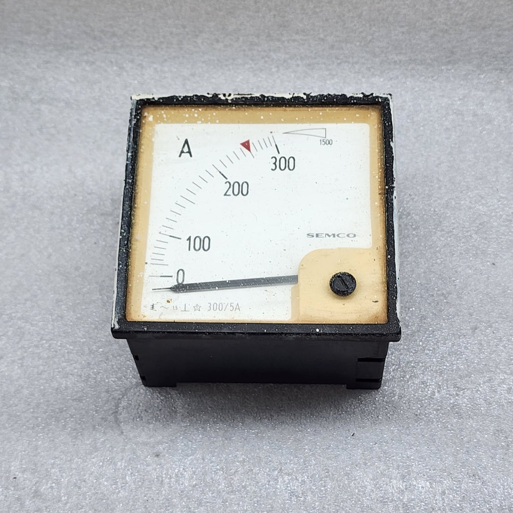 SEMCO CT 300/5A AMMETER 0-1500A