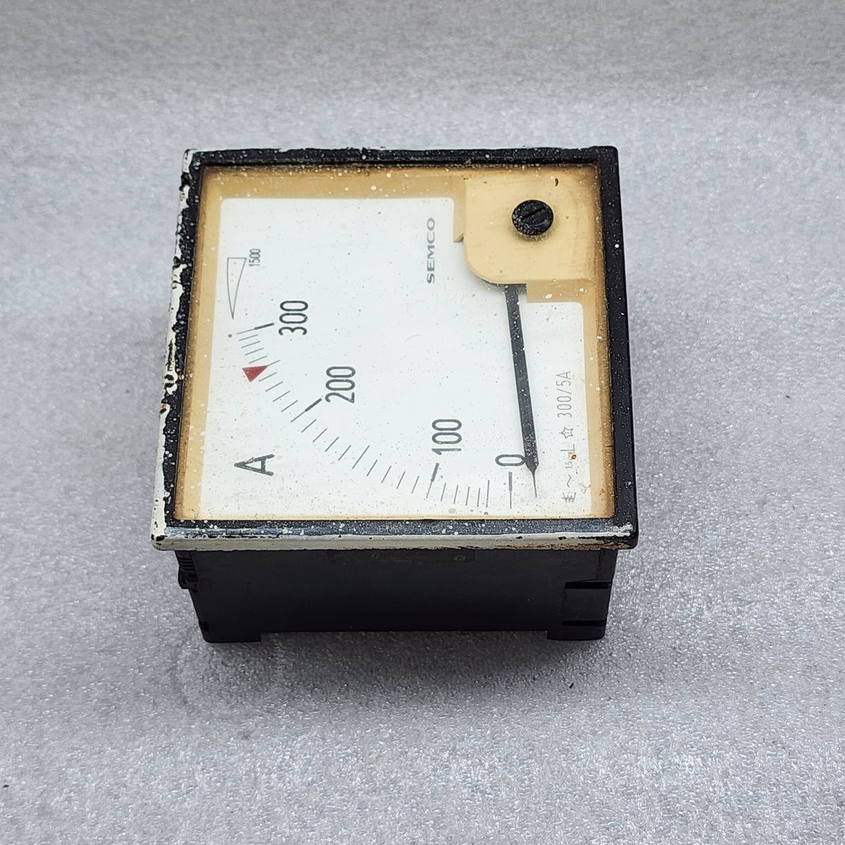 SEMCO CT 300/5A AMMETER 0-1500A