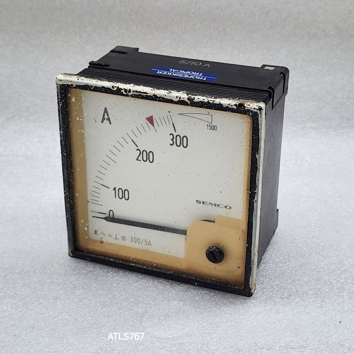 SEMCO CT 300/5A AMMETER 0-1500A