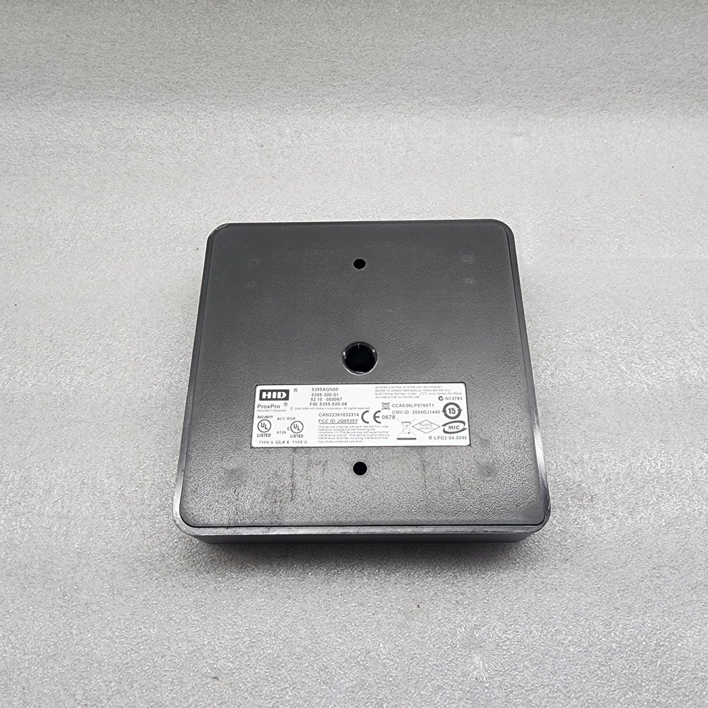 HID PROX 5355AGN00 WALL SWITCH READER 5355-300-01 FW 5355-520-08