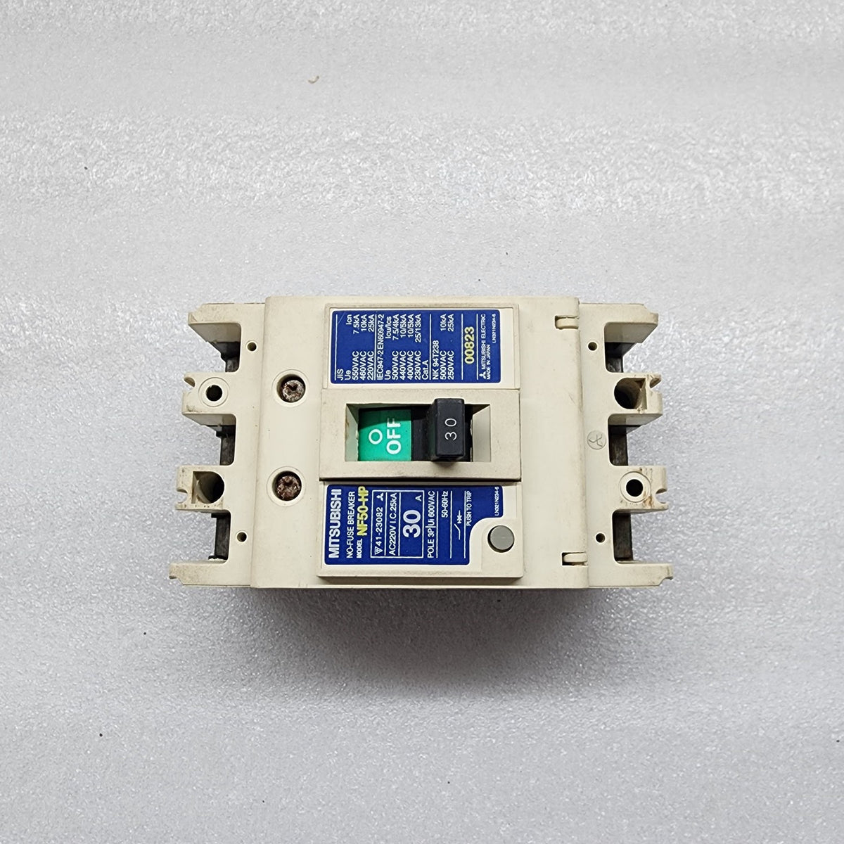 MITSUBISHI ELECTRIC NF50-HP NO-FUSE BREAKER 30A
