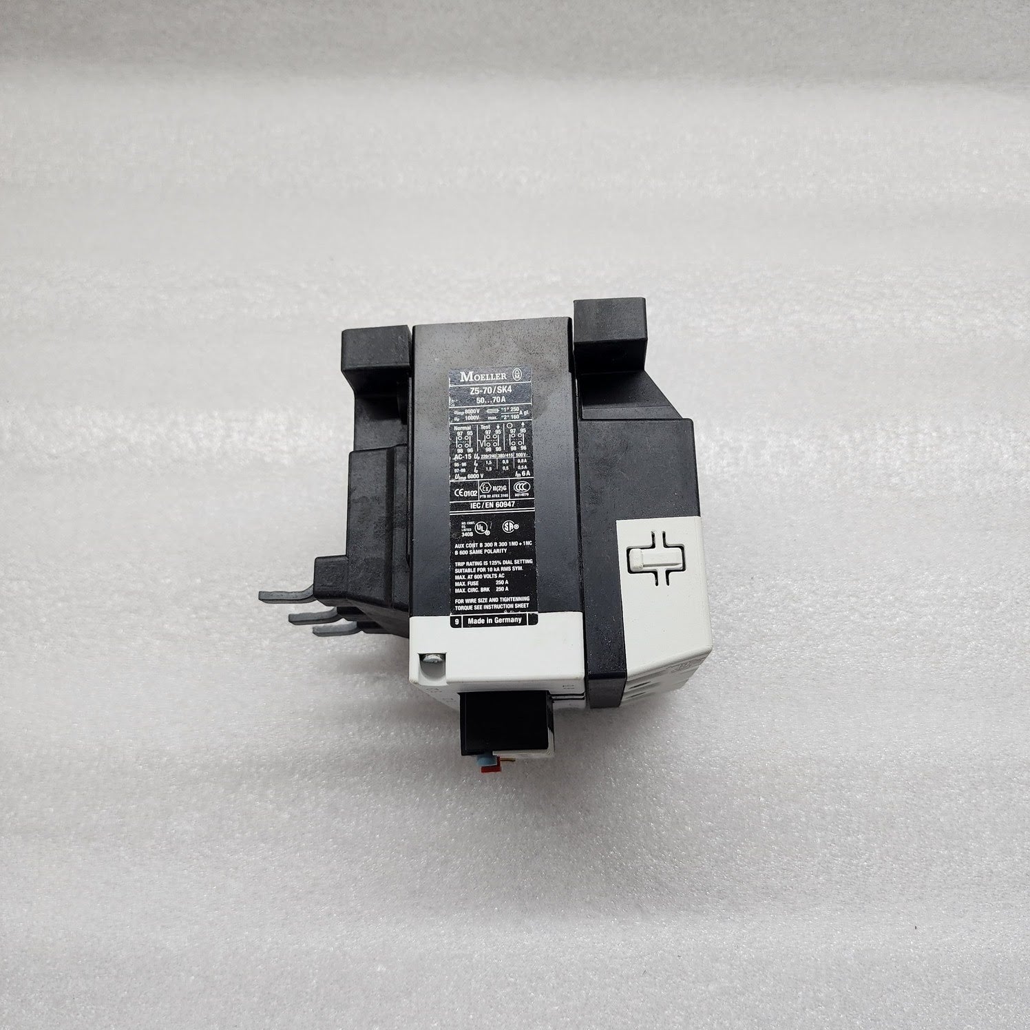 MOELLER Z5-70/SK4 THERMAL OVERLOAD RELAY 50-70A