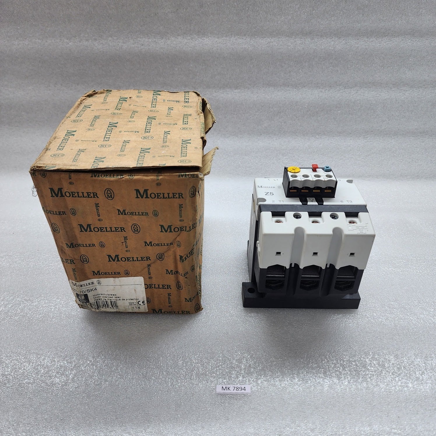 MOELLER Z5-70/SK4 THERMAL OVERLOAD RELAY 50-70A