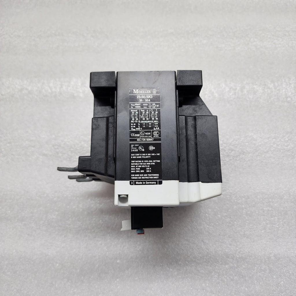 MOELLER Z5-50/SK3 THERMAL OVERLOAD RELAY 35-50A