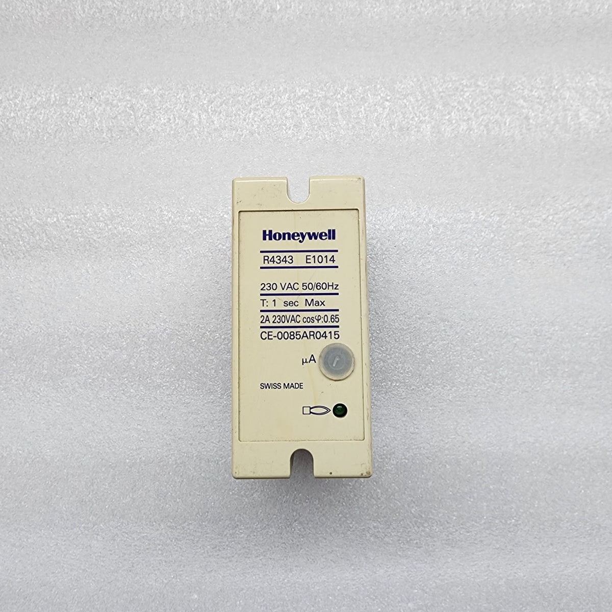 HONEYWELL R4343 E1014 FLAME RELAY 230VAC R4343E1014