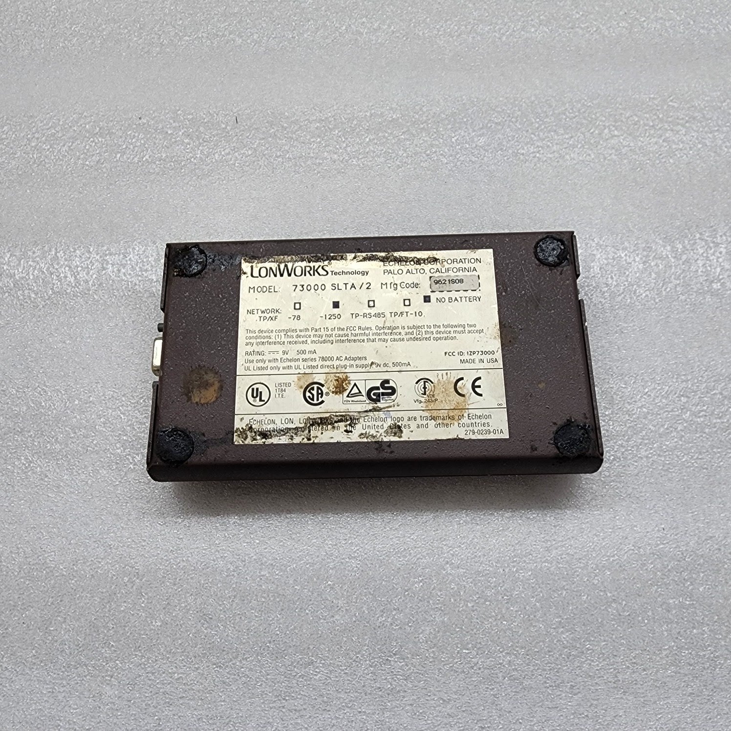 ECHELON LON WORKS 73000 SLTA/2 TP/XF 1250
