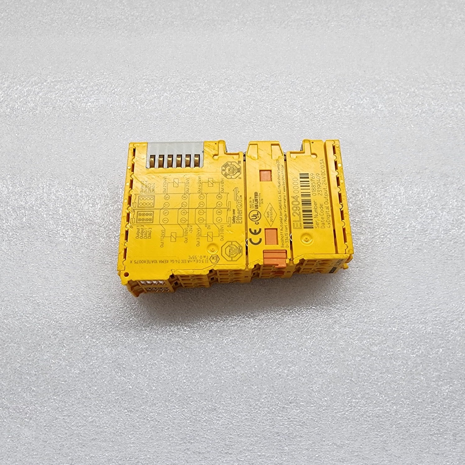 BECKHOFF EL2904-0000 ETHER CAT TERMINAL 4-CH DIGITAL OUTPUT