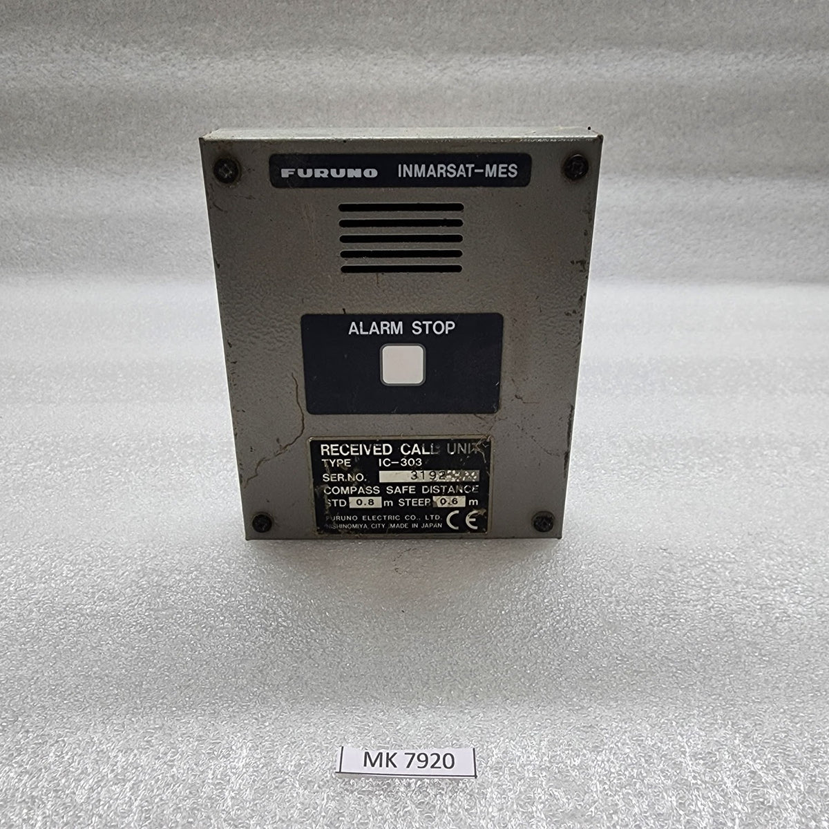 FURUNO ELECTRIC IC-303 RECEIVED CALL UNIT INMARSAT-MES