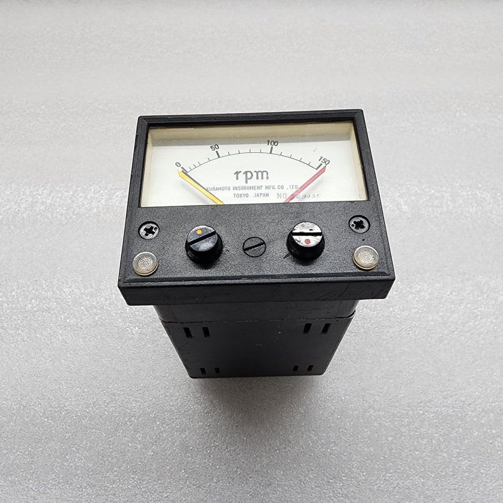 KUWANO ELECTRIC RLM-120 RPM METER 84A131 KURAMOTO KEIKI SEIKOSHO