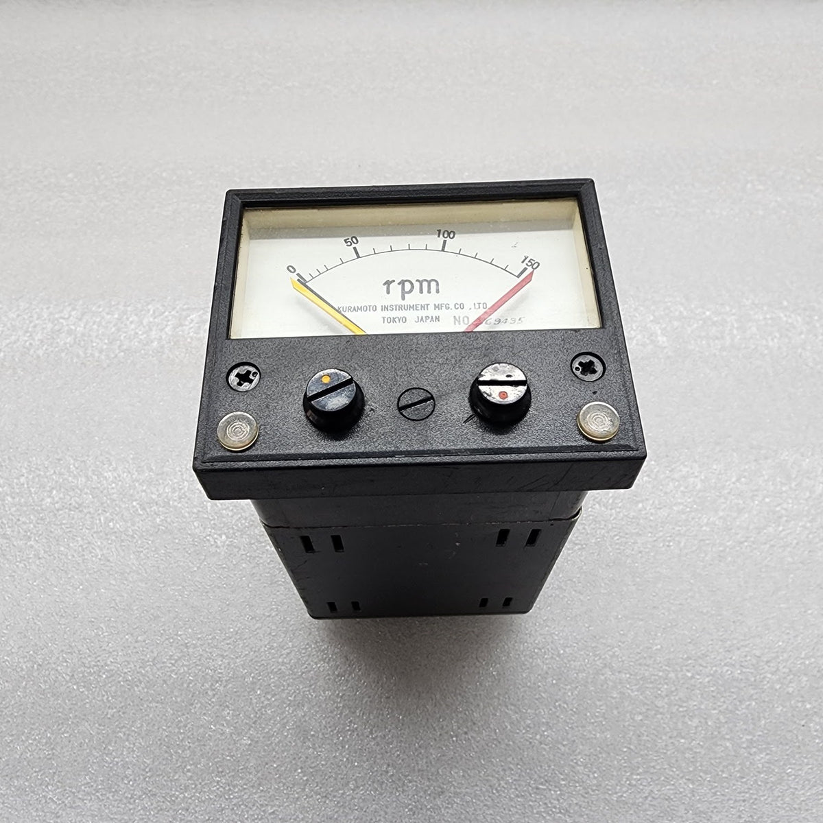 KUWANO ELECTRIC RLM-120 RPM METER 84A131 KURAMOTO KEIKI SEIKOSHO