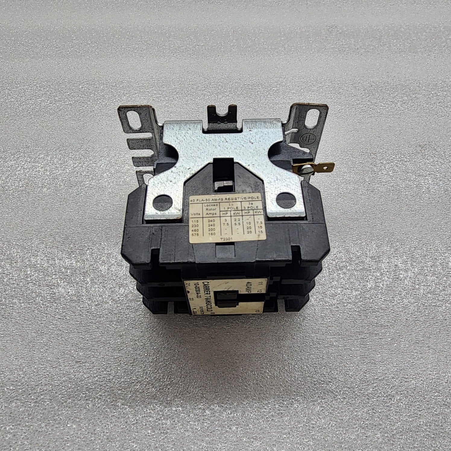 CARRIER TRANSICOLD 10-00304-33 3-POLE MAGNETIC CONTACTOR 40A 24V