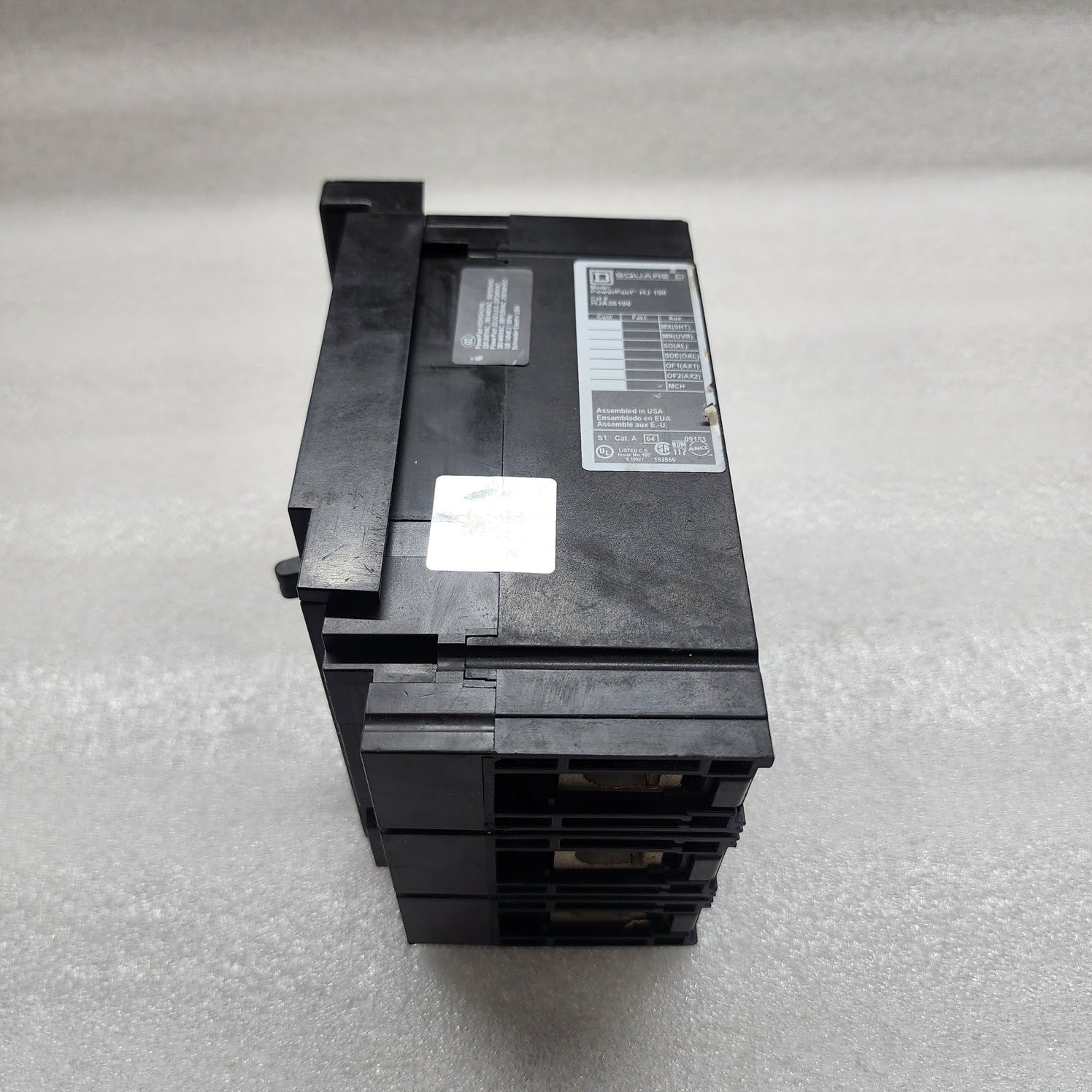 SQUARE D HJA36100 3-POLE CIRCUIT BREAKER 100A WITHOUT LINKAGE