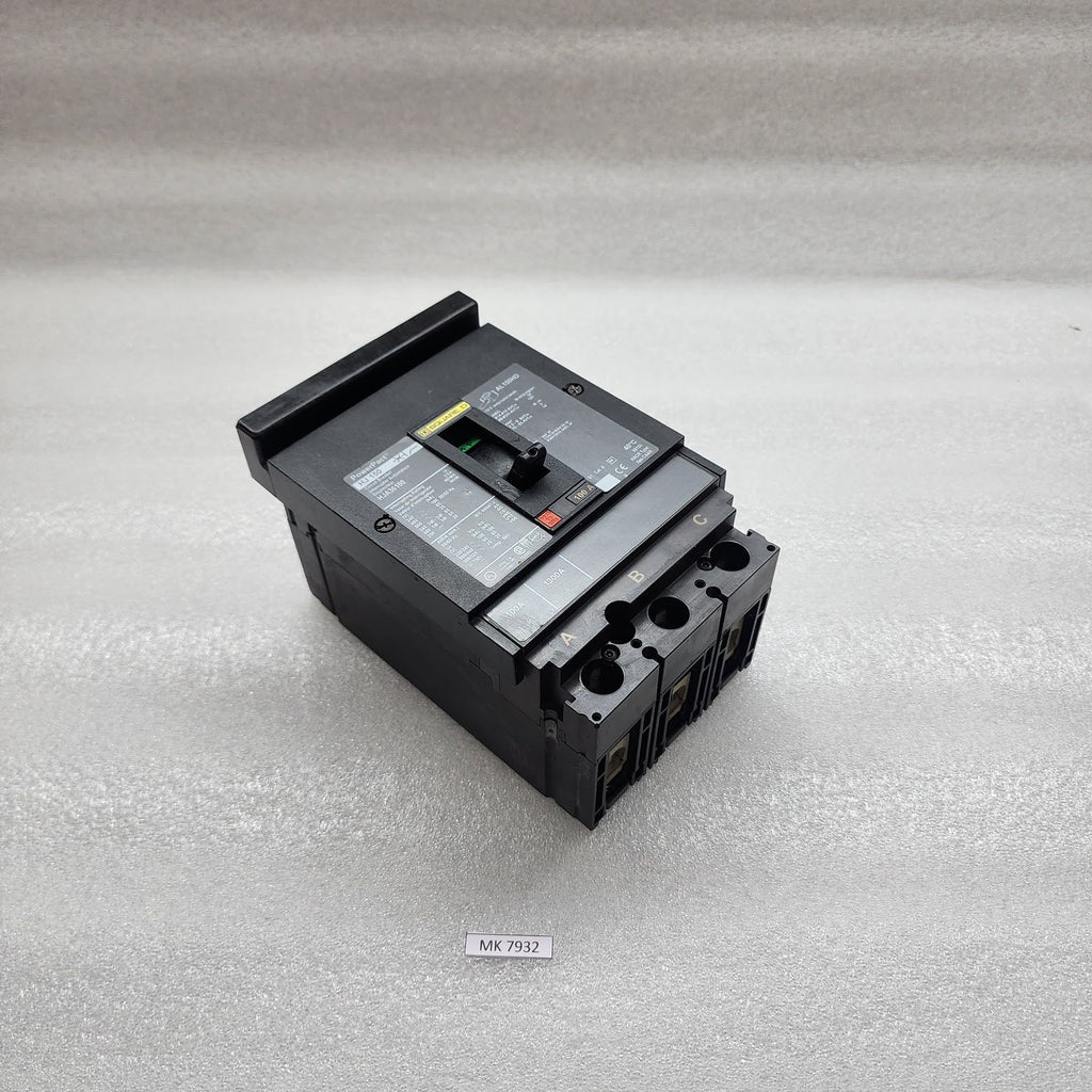 SQUARE D HJA36100 3-POLE CIRCUIT BREAKER 100A WITHOUT LINKAGE