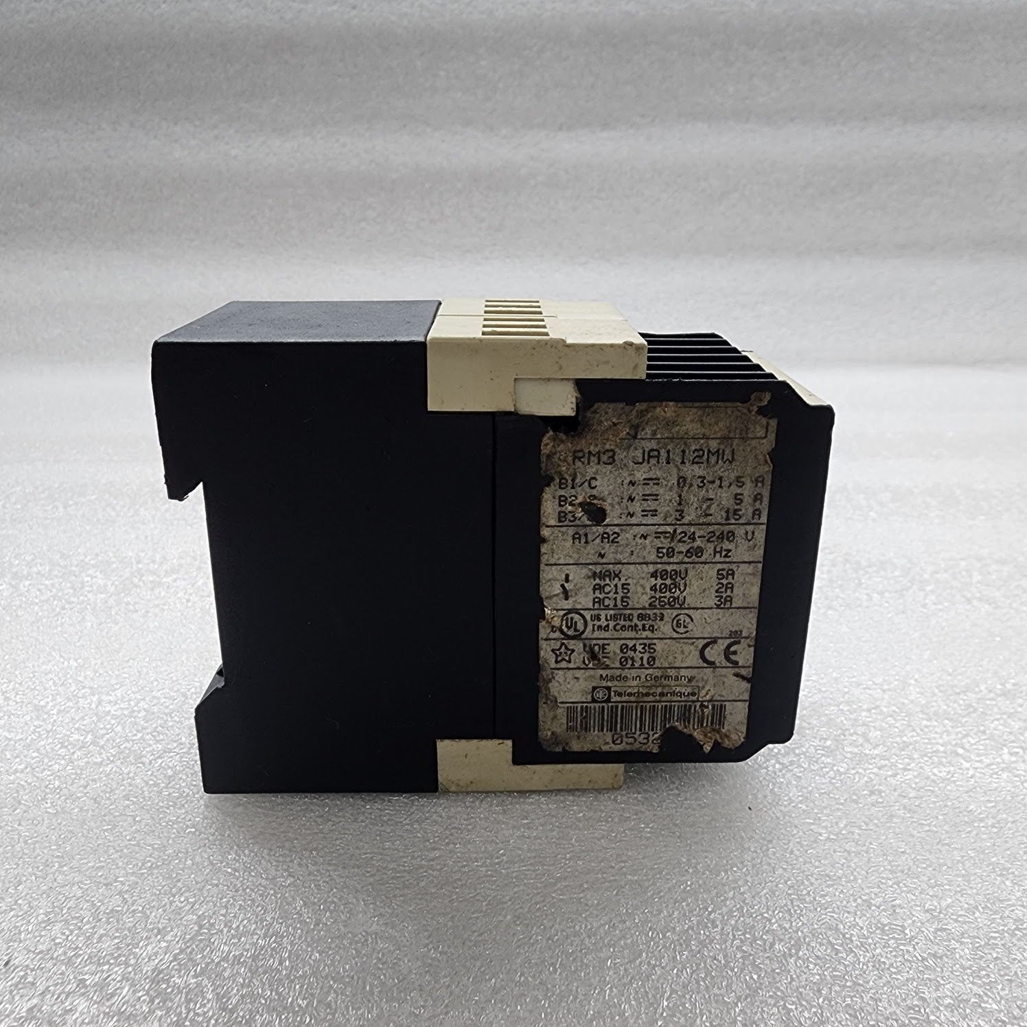 TELEMECANIQUE RM3 JA112MW SOLID/STATE OVERLOAD RELAY 05320