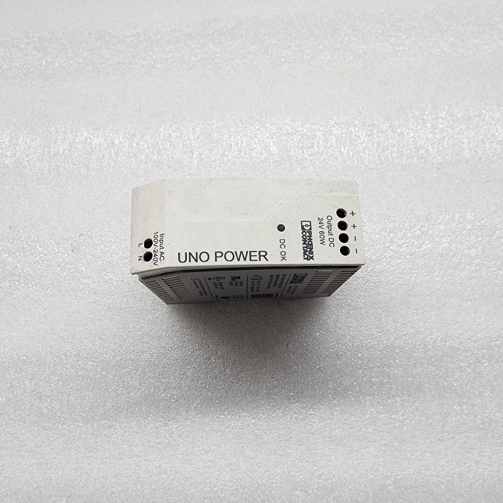 PHOENIX CONTACT UNO-PS/1AC/24DC/60W POWER SUPPLY 2902992 24VDC 2.5A