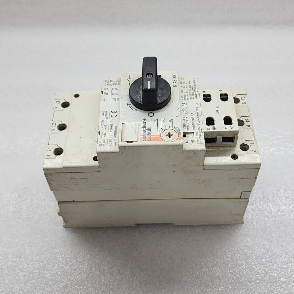 SPRECHER + SCHUH KTA3-100 MOTOR CIRCUIT CONTROLLER 40-63A