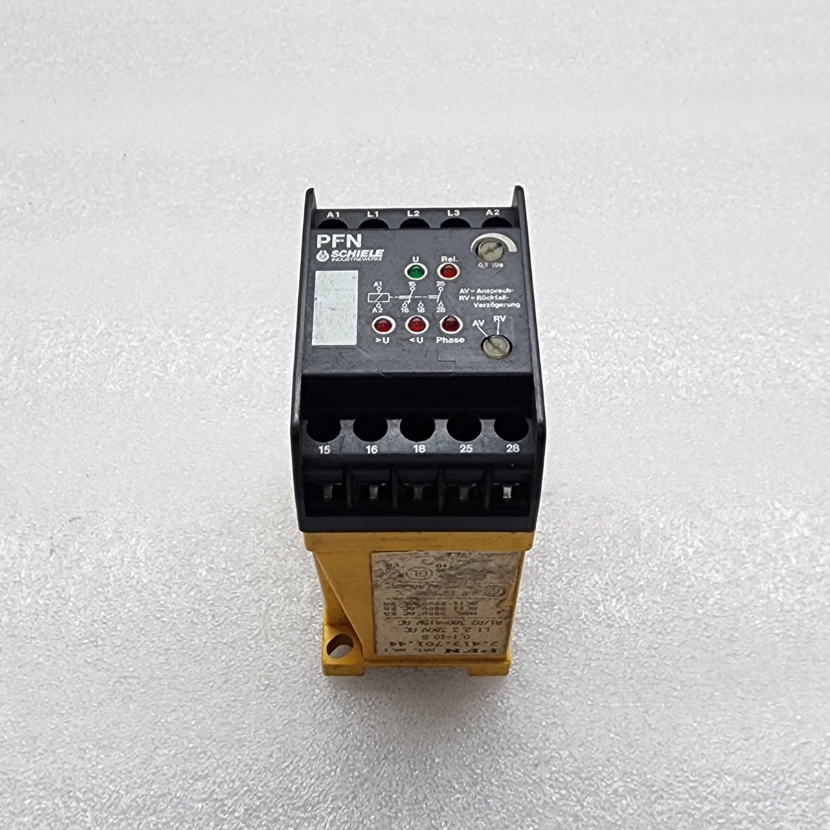 SCHIELE PFN MONITORING RELAY 2.413.701.44 380-415V