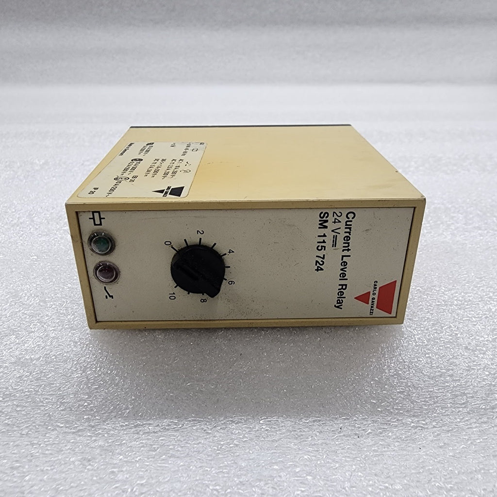 CARLO GAVAZZI SM 115 724 CURRENT LEVEL RELAY 24V