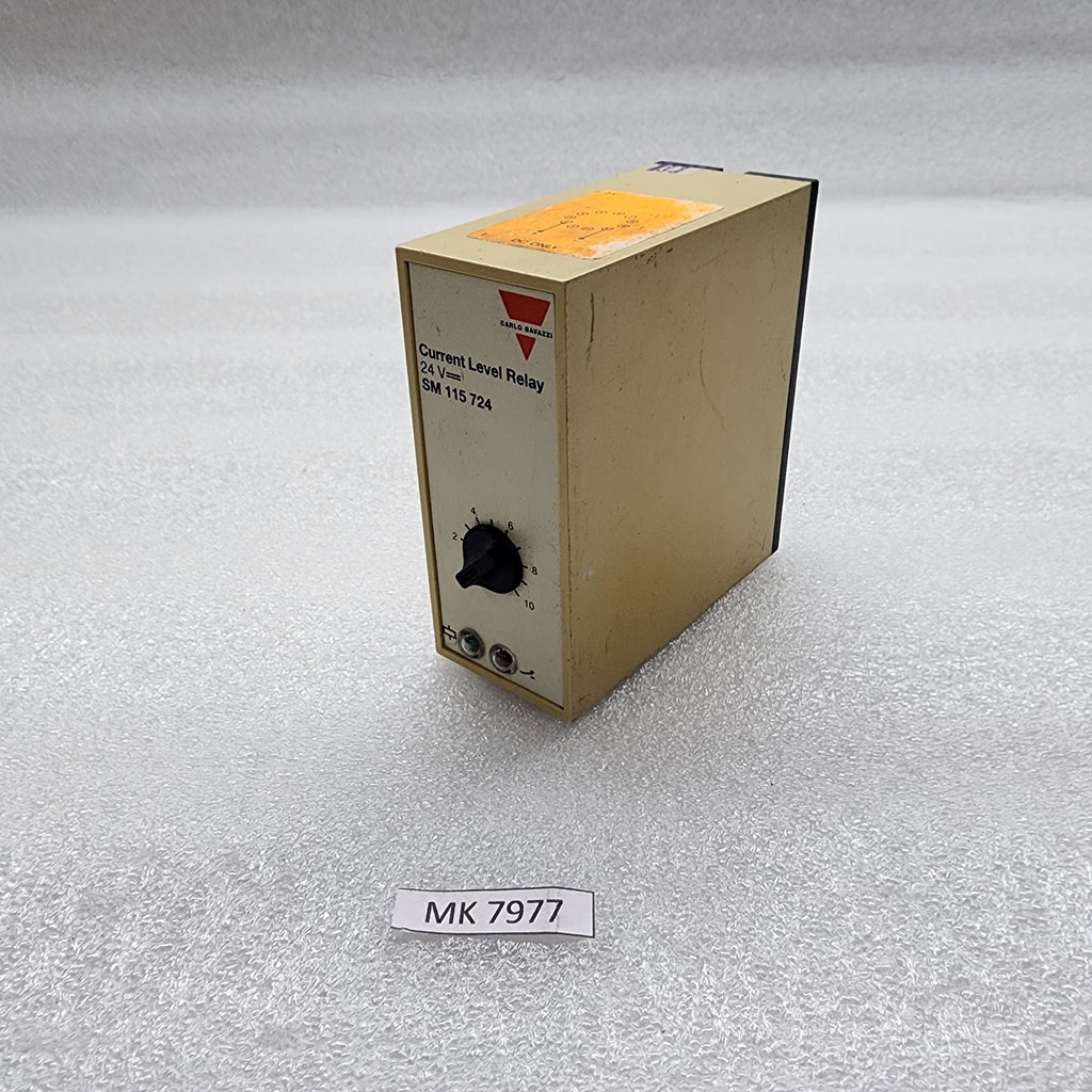 CARLO GAVAZZI SM 115 724 CURRENT LEVEL RELAY 24V