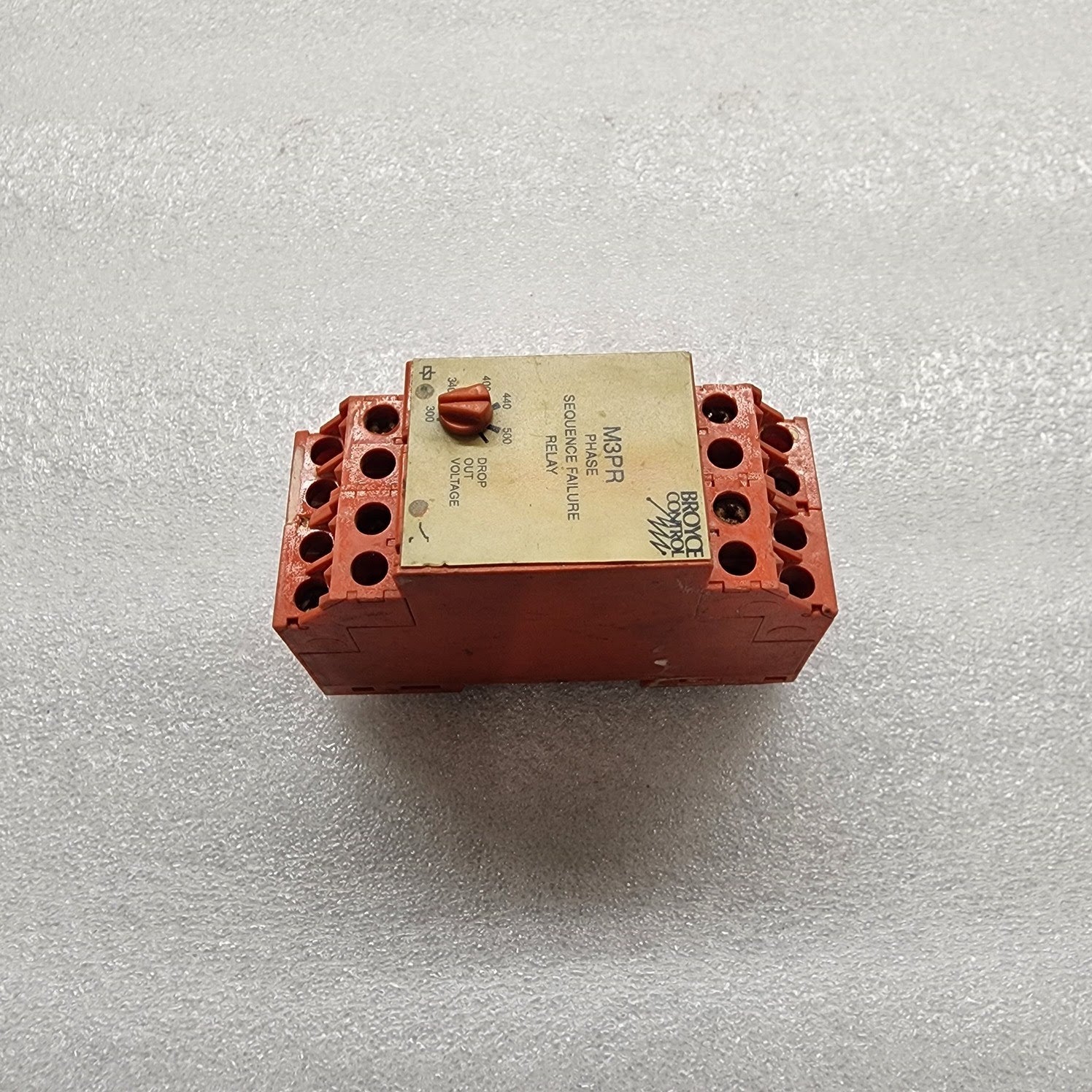 BROYCE CONTROL M3PR PHASE SEQUENCE FAILURE RELAY