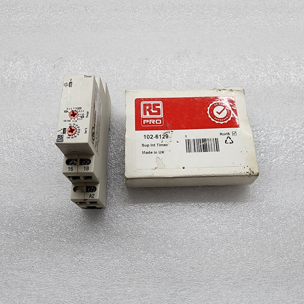 RS PRO 102-6129 TIME DELAY RELAY 12-230VAC/DC