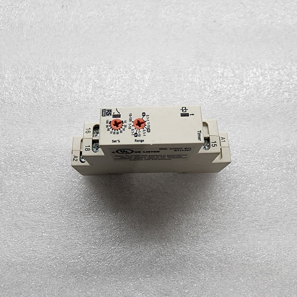 RS PRO 102-6129 TIME DELAY RELAY 12-230VAC/DC