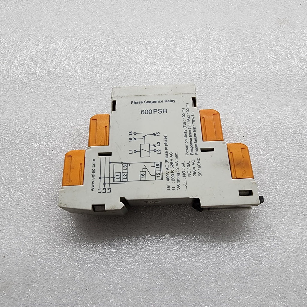 SELEC 600PSR PHASE SEQUENCE RELAY