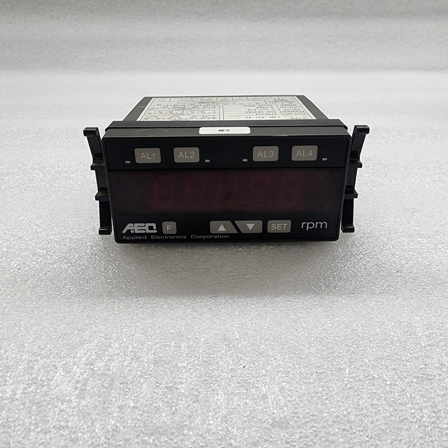 AEC 73R-AD-4C RPM METER 85-264V APPLIED ELECTRONICS CORPORATION