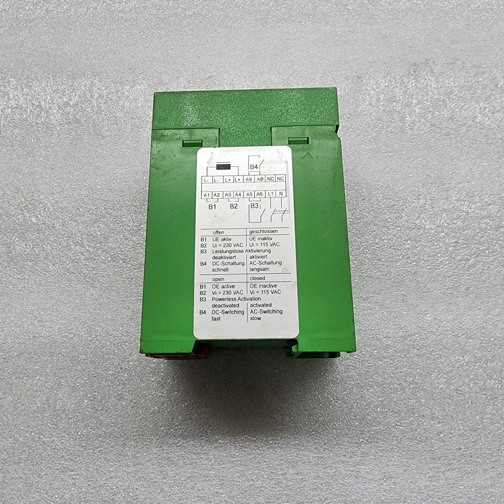 KENDRION 33 43311A03 SINGLE PHASE OVEREXCITATION RECTIFIER E8037A/W3 230/115VAC