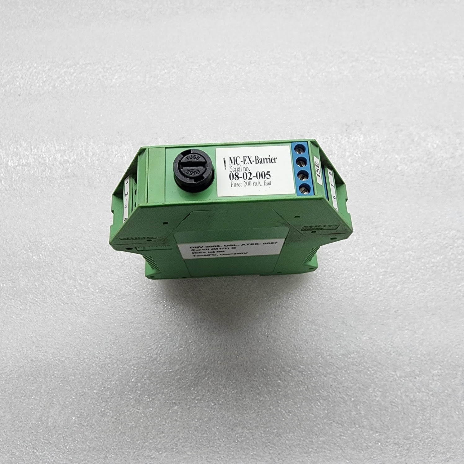 CAVOTEC DNV-2003-OSL-ATEX-0087 MC-EX-BARRIER