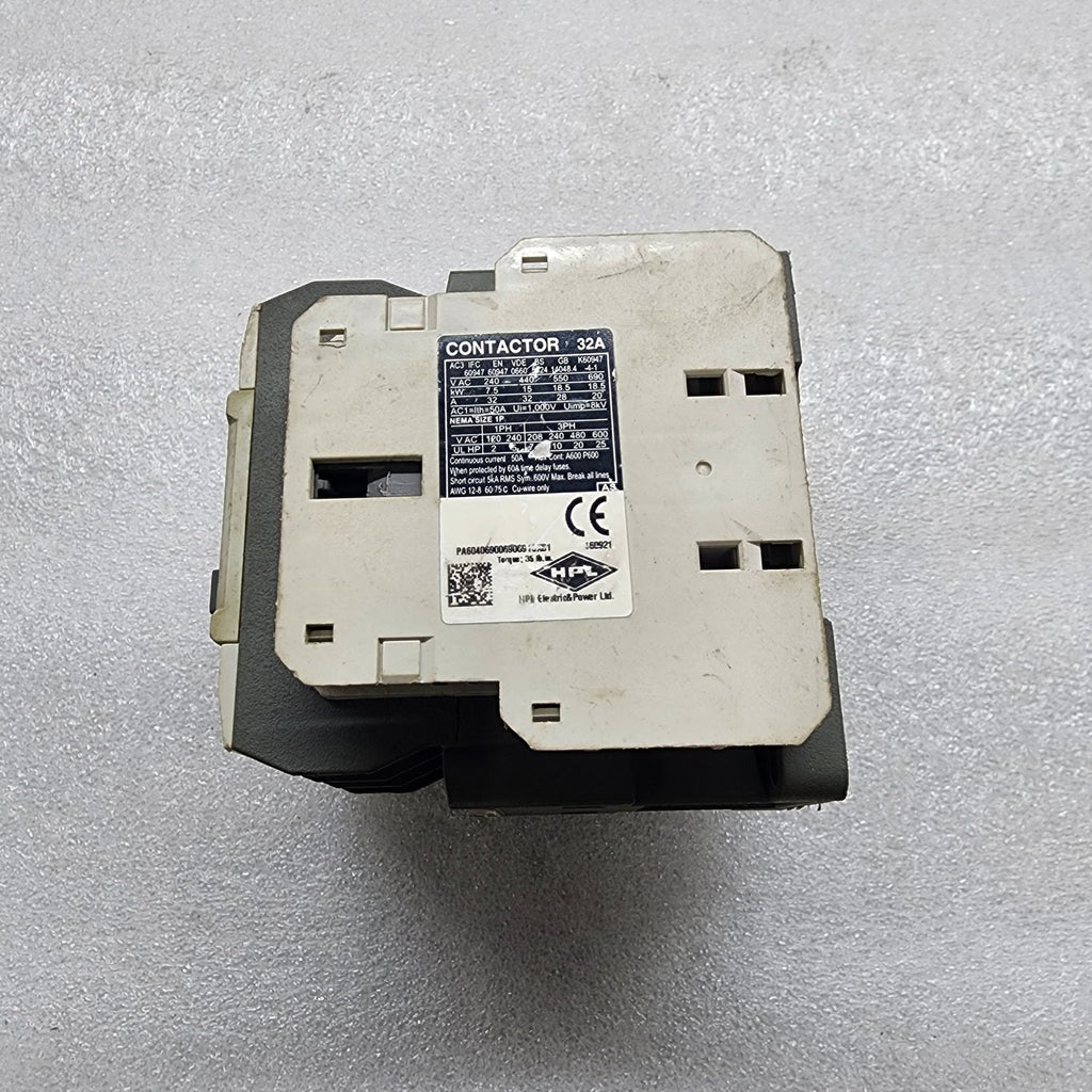 HPL INTELLI CONTROL IC-40A MAGNETIC CONTACTOR 40A COIL VOLTAGE 240V