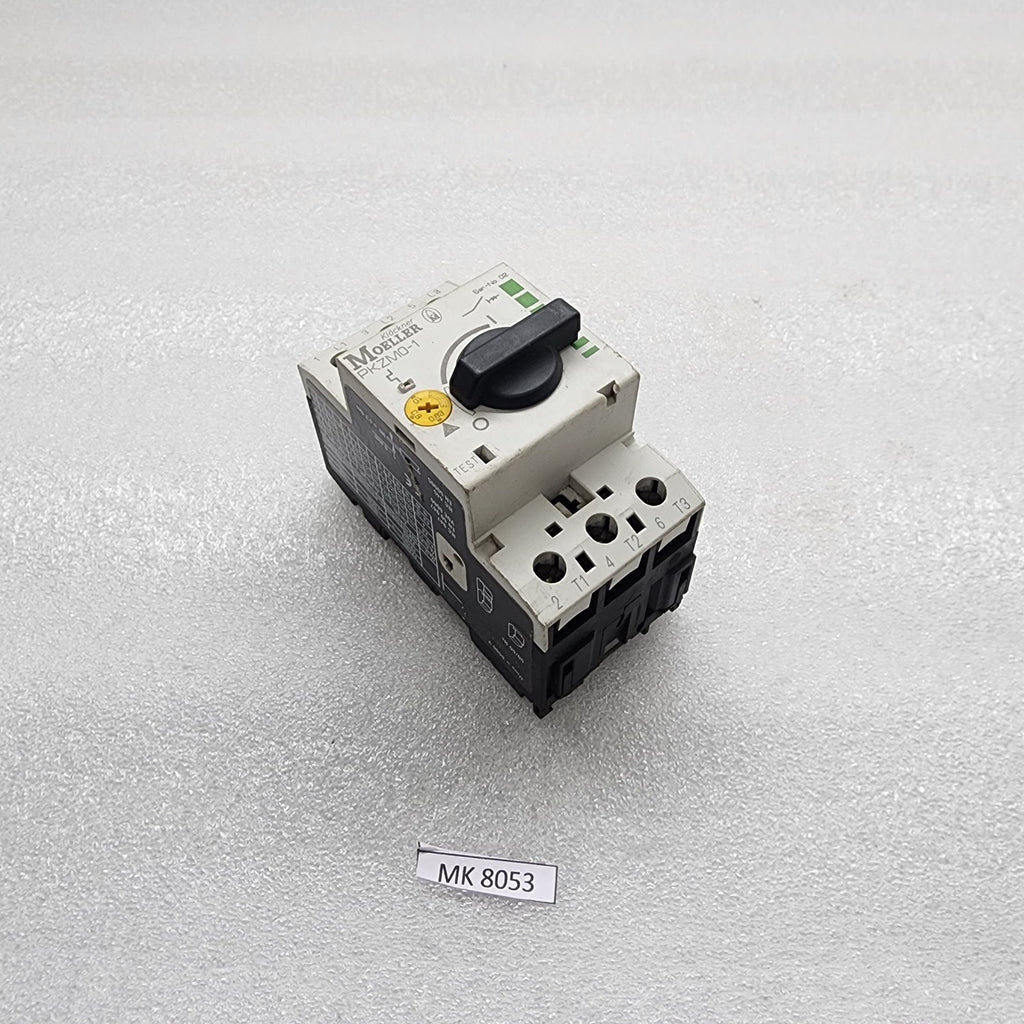 MOELLER PKZM0-1 MOTOR PROTECTIVE CIRCUIT BREAKER 0.63-1.0A