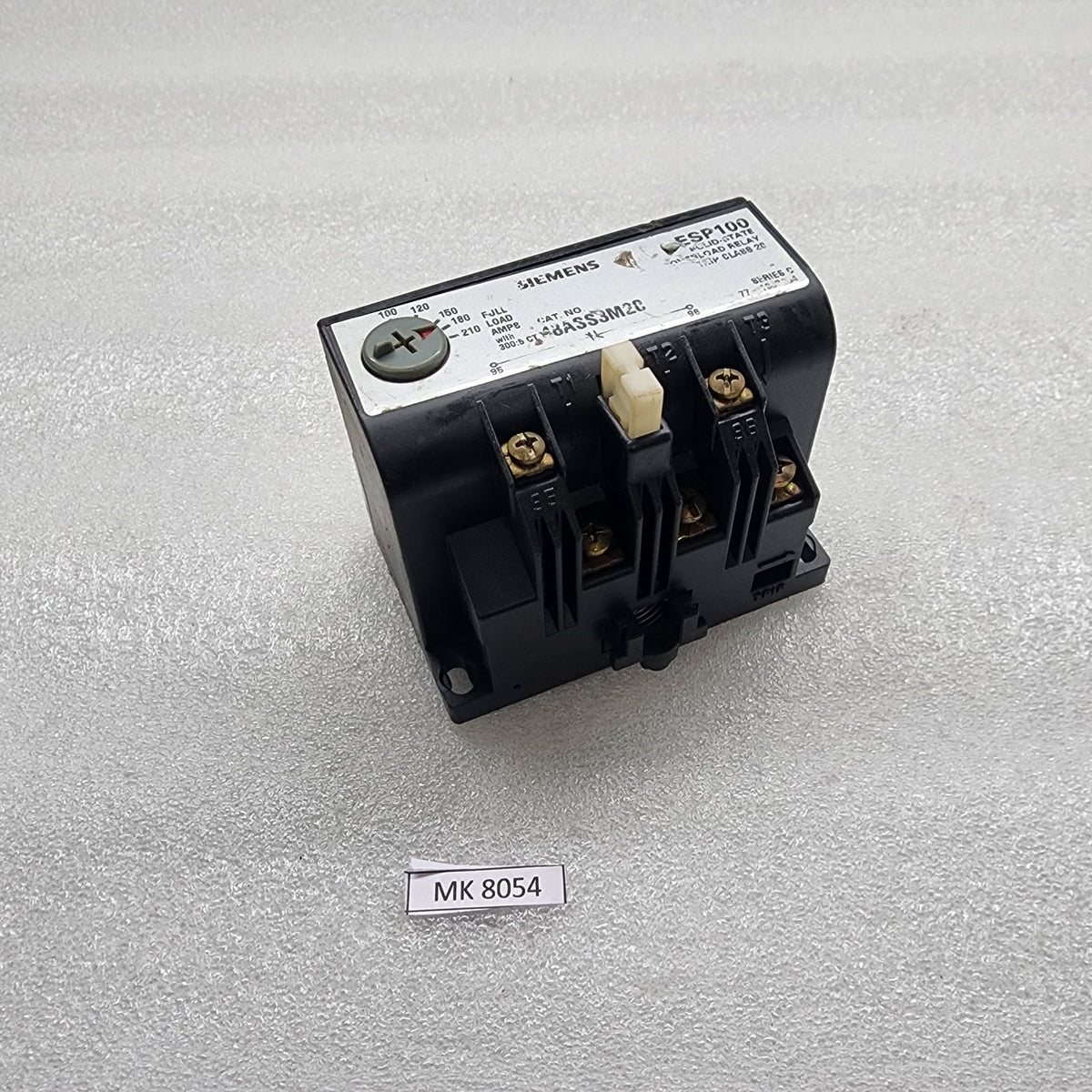 SIEMENS 48ASS3M20 ESP100 SOLID STATE OVERLOAD RELAY  100-210A