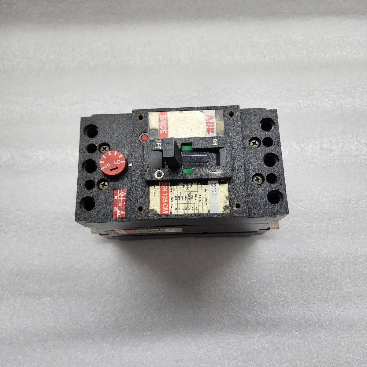 ABB SN125CM 3-POLE BREAKER 125A