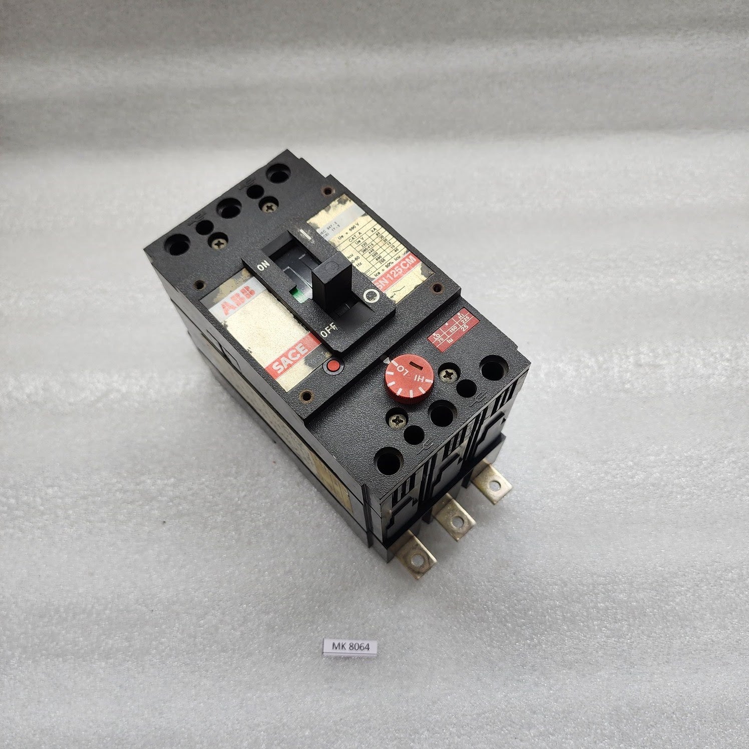 ABB SN125CM 3-POLE BREAKER 125A