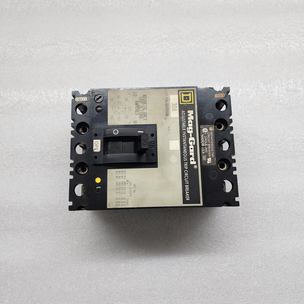 SQUARE D MAG-GARD FAL3603013M 3-POLE CIRCUIT BREAKER 30A