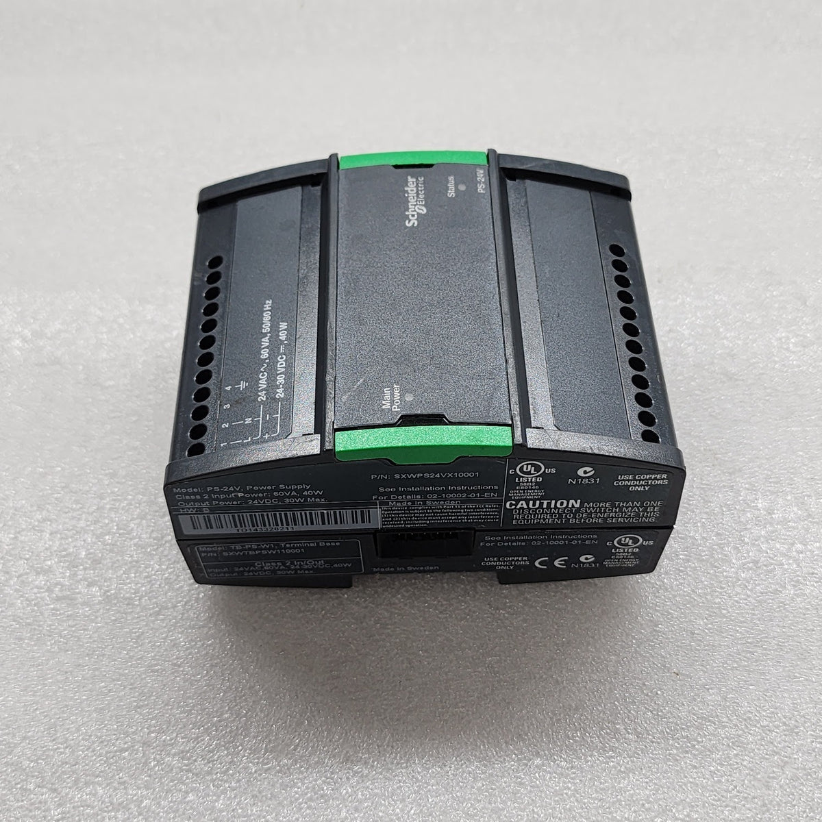 PS-24V POWER SUPPLY SXWPS24VX10001