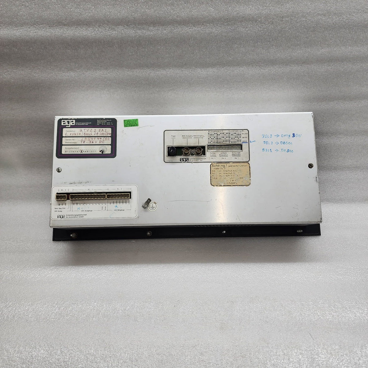 EGA UTV 2.2 BAS CONTROL PANEL BOSCH DB 500/300 18-36VDC