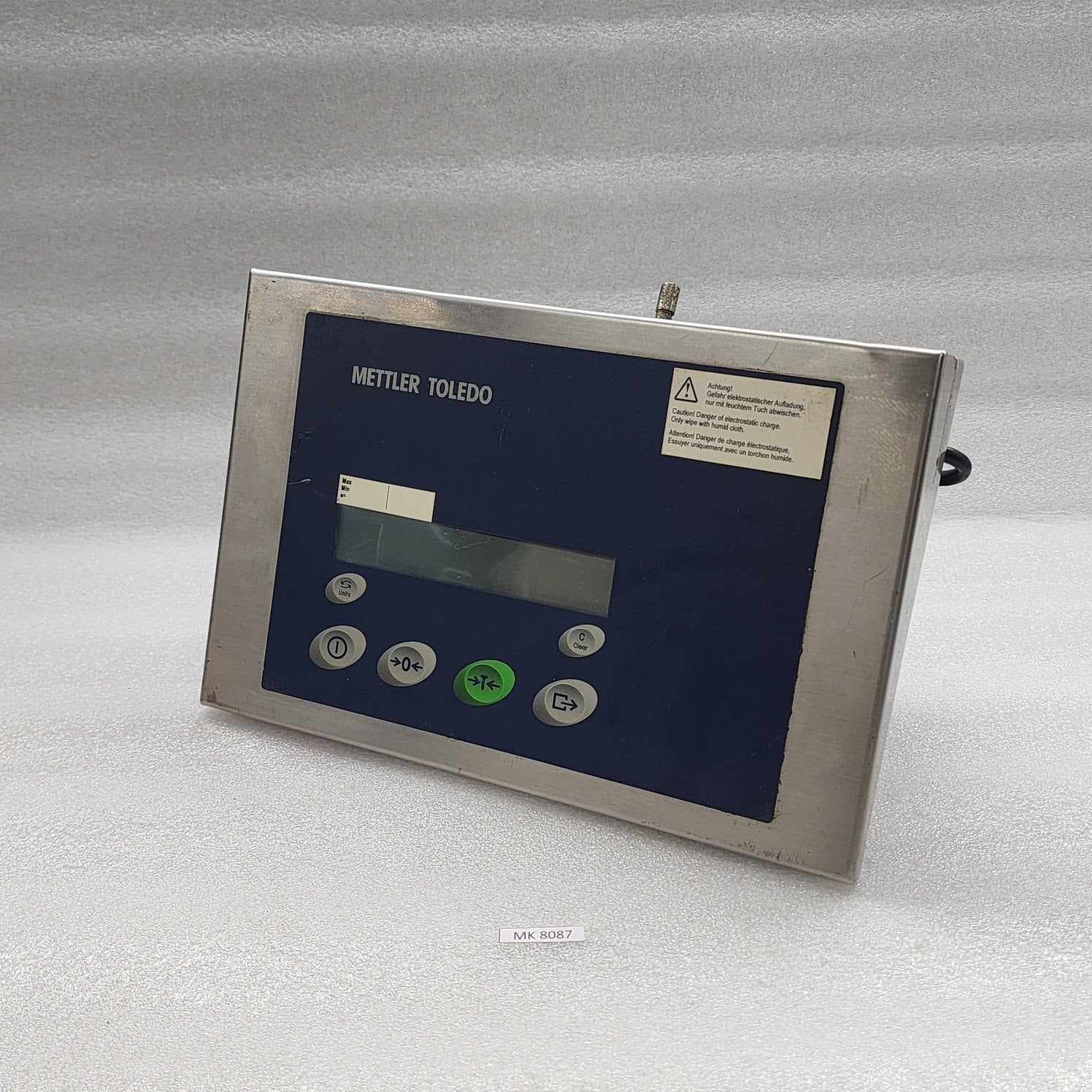 METTLER TOLEDO IND4X9 COMBI BENCH SCALES DIPLAY IND/09/06/527