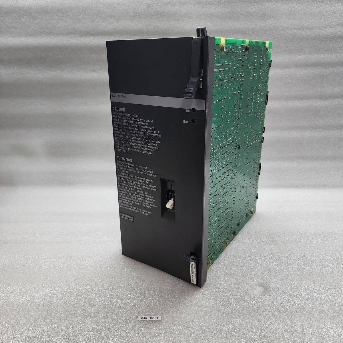 NORTEL NETWORKS NTDK70BBE5 AC/DC POWER SUPPLY AA23120RS5 100-240V 8A 750VA